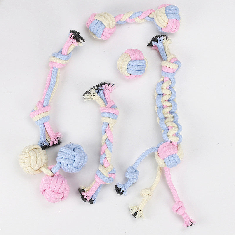 Cotton Rope Dog Toys – Interactive Chew & Tug Toys