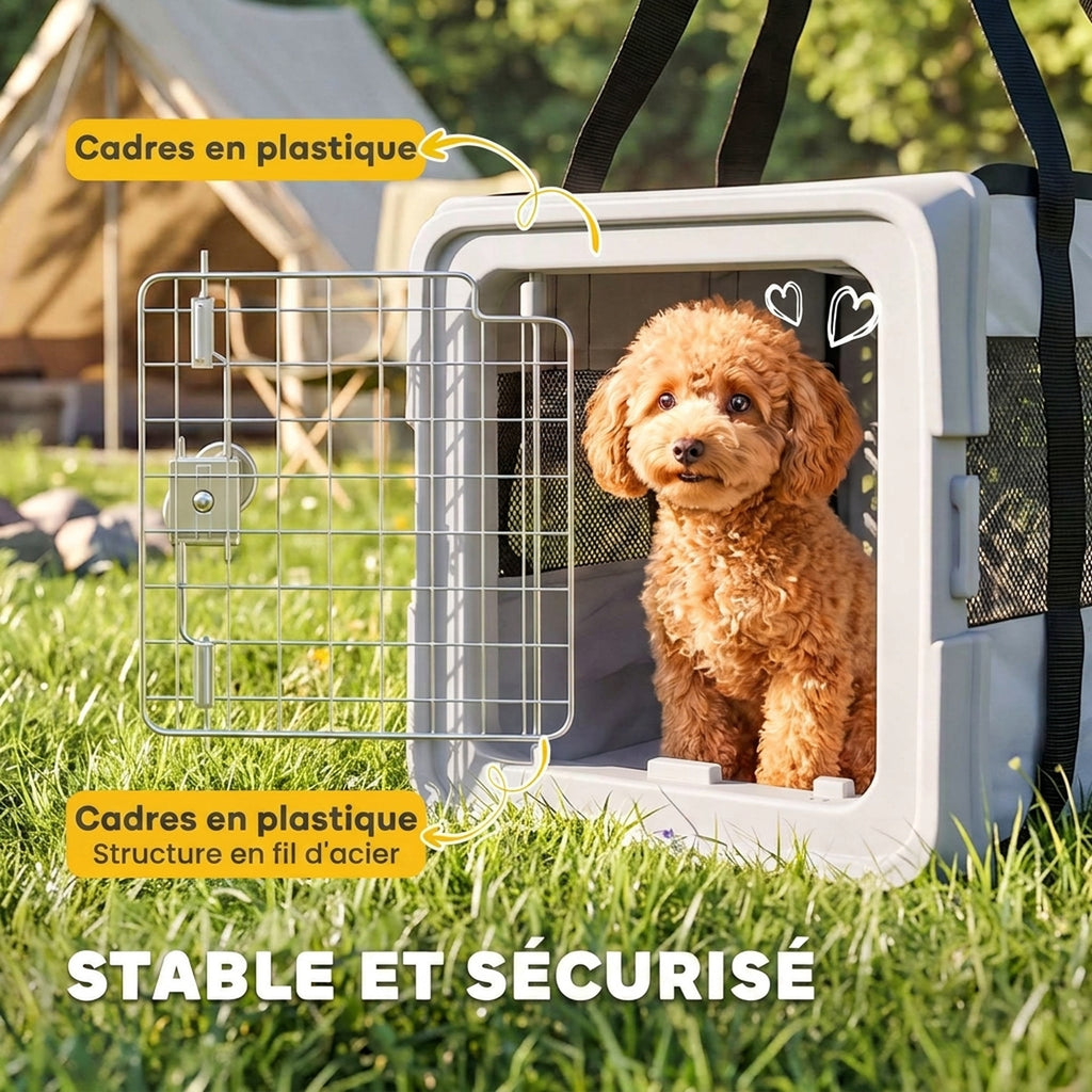 Foldable Pet Travel Carrier for Cats & Small Dogs – Up to 10 kg