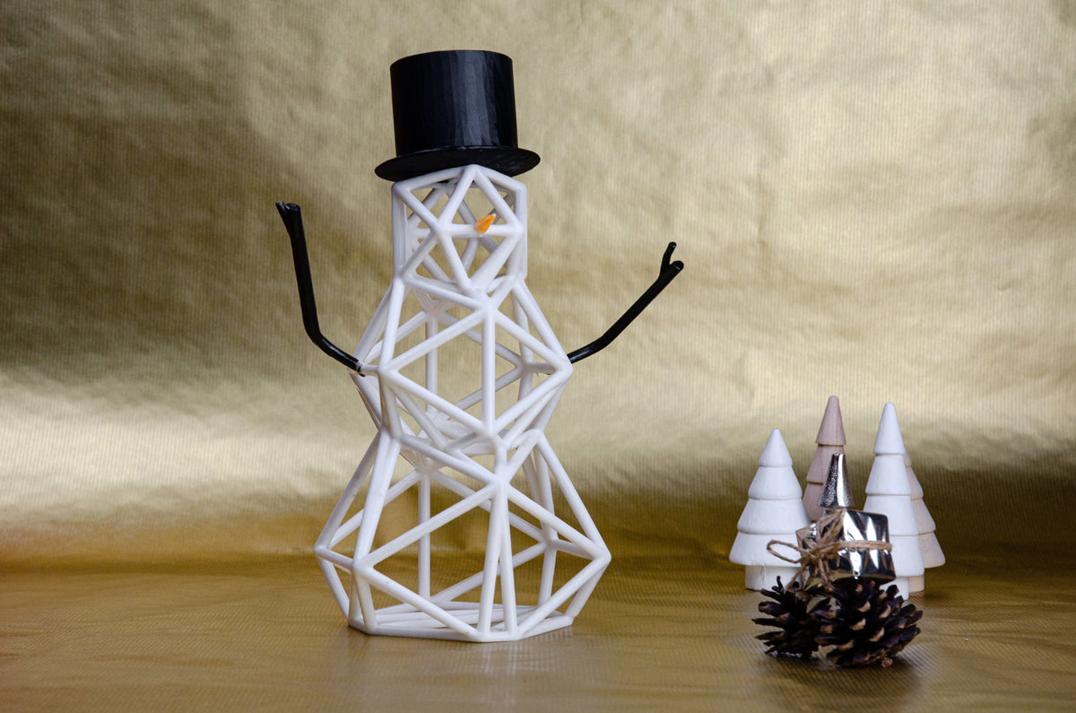 Christmas Snowman Decorative Sculpture