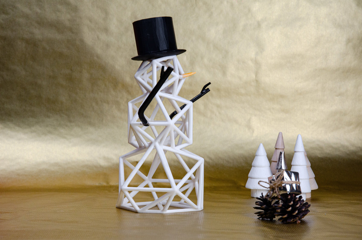 Christmas Snowman Decorative Sculpture