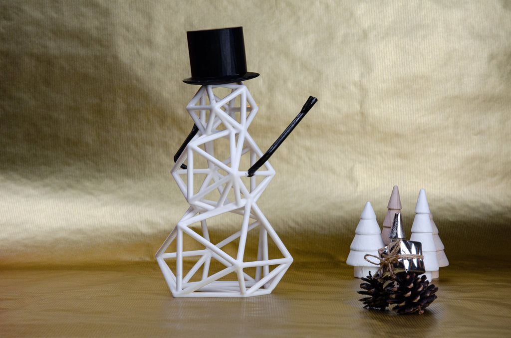 Christmas Snowman Decorative Sculpture
