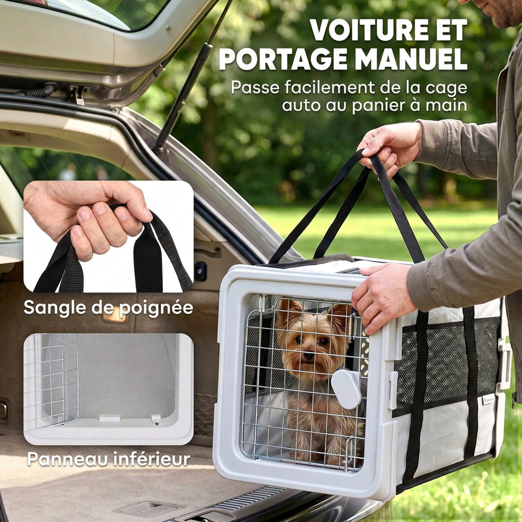 Foldable Pet Travel Carrier for Cats & Small Dogs – Up to 10 kg